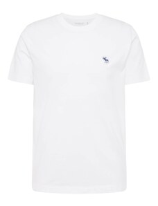 Abercrombie & Fitch Тениска тъмносиньо / бяло