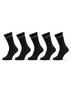 Комплект 5 чифта дълги чорапи мъжки Jack&Jones 12179475 Black 3453662