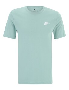 Nike Sportswear Тениска 'Club' нефритено зелено / бяло