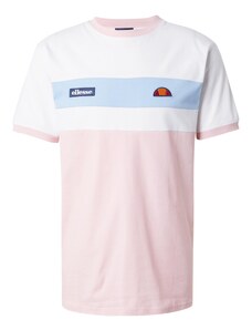 ELLESSE Тениска 'Blockadi' светлосиньо / оранжево / пастелно розово / бяло