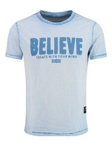 Key Largo Тениска 'MT CREATE' синьо / светлосиньо