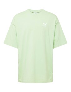 PUMA Тениска 'Better Classics' светлозелено / бяло