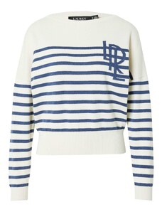 Lauren Ralph Lauren Пуловер 'HAINVETTE' нейви синьо / мръсно бяло