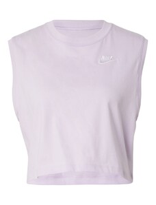 Nike Sportswear Топ 'CLUB' люляк / бяло