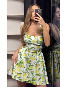 JULIA Модерна рокля с лимони