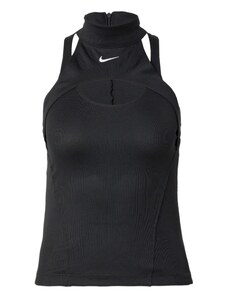 Nike Sportswear Топ черно / бяло