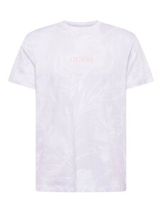 GUESS Тениска люляк / кайсия / бяло
