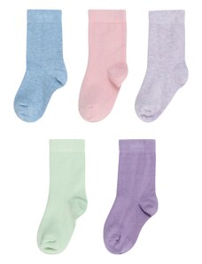 Lindex Къси чорапи светлосиньо / светлозелено / лилав / бледорозово