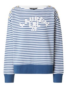 Lauren Ralph Lauren Пуловер 'AMPOLA' синьо / бяло