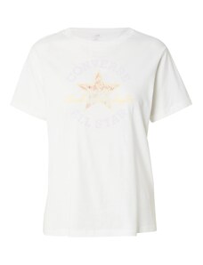 CONVERSE Тениска 'CHUCK TAYLOR' бежово / пастелнолилаво / оранжево / бяло