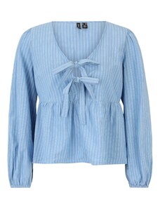Vero Moda Petite Блуза 'GILI' синьо / бяло