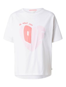 QS Тениска розово / бледорозово / бяло