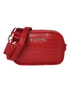 VALENTINO Чанта с презрамки 'MIRAMAR' червено / сребърно