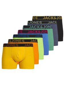 JACK & JONES Боксерки 'BILL' синьо / жълто / оранжево / черно