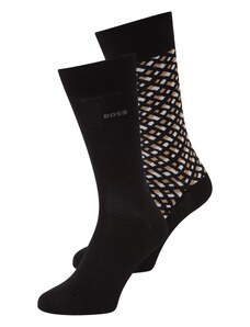 BOSS Black Къси чорапи камел / сиво / черно / бяло