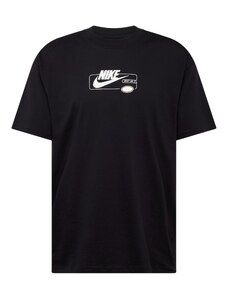 Nike Sportswear Тениска 'M90 OC GRAPHIC' светлосиньо / сиво / черно / бяло