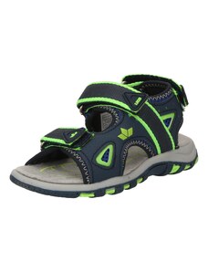 LICO Отворени обувки 'Corey V' морскосиньо / неоново зелено