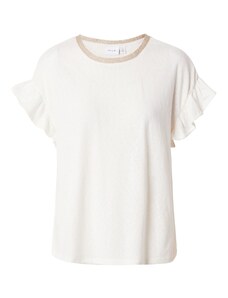 VILA Тениска 'DANNI' камел / бяло