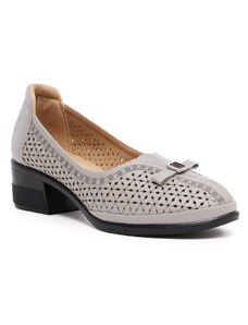 Obuvnazona Сиви дамски обувки на ток A120-11