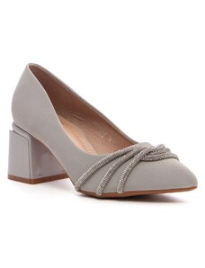 Obuvnazona Сиви дамски обувки Q0-1642 grey