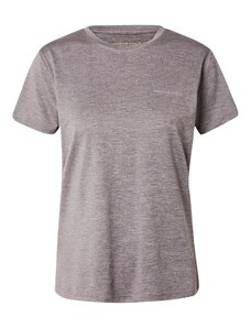 ENDURANCE Функционална тениска 'Vista' черен меланж / бяло