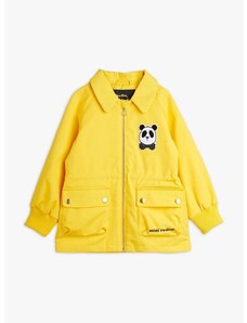 Детско яке Mini Rodini Panda в жълто