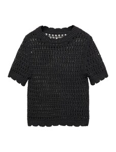 MANGO Пуловер 'Thai' черно