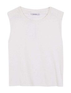 Scalpers Тениска естествено бяло
