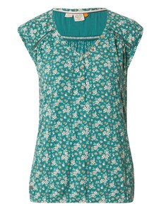 Ragwear Блуза 'SALTTY' смарагдово зелено / светлозелено / тъмнооранжево / бяло