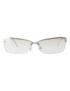 Bershka Слънчеви очила сребърно / прозрачно