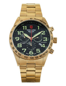 Часовник Swiss Alpine Military 7047.9114 Black/Gold/Gold