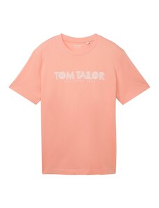 TOM TAILOR Тениска бледорозово / бяло