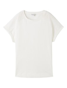 TOM TAILOR Тениска бяло