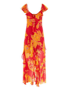 GUESS Рокля Ss Meadows Maxi Dress W4GK57WCWF2 p6bj mid-century rose pri