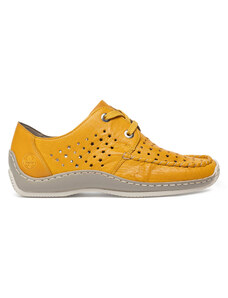 Обувки Rieker L1716-68 Жълт