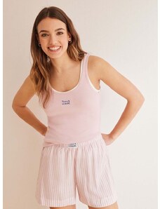 Пижама women'secret UNIVERSAL дамска в розово от памук 3597413
