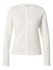 SAINT TROPEZ Плетена жилетка 'Mila' кремаво