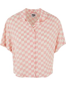 Urban Classics Блуза 'Resort' бежово / розово