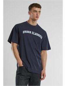 Urban Classics UC College Logo Men's T-Shirt Navy Blue