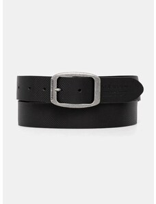 Кожен колан Pepe Jeans WADE BELT мъжки в черно PM021025