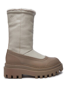 Апрески Calvin Klein Jeans Flatform Chelsea Boot Padded YW0YW01558 Бежов