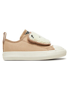 Кецове Converse Chuck Taylor All Star One Strap Ox A10040C Бежов