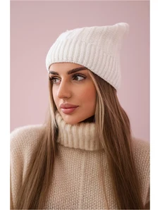 Kesi marka niezdefiniowana Cap with fleece Anna K238 ecru