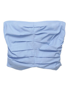 Pull&Bear Топ светлосиньо