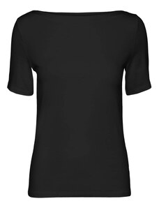 VERO MODA Тениска 'Panda' черно