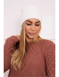 Kesi Cap with fleece Anna K238 white