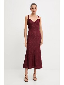 Рокля Bardot в черно дълга разкроена 59964DB