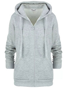 Pri Unzipped kangaroo sweatshirt with hood SELENA