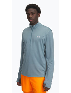 Мъжки суитшърт за бягане Under Armour Launch 1/4 Zip jasper blue/reflective