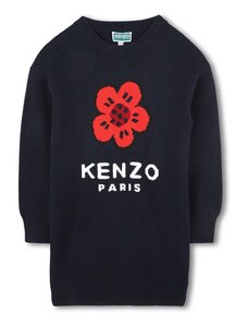 Детска рокля с вълна Kenzo Kids